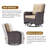 9-Piece All-Weather Wicker Outdoor Patio Set With Cushioned Modular Sectional, Swivel Rocking Chairs & Tables-989039843