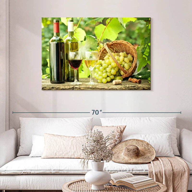 Yarlin Wine From The Vineyard, 30" H x 45" W