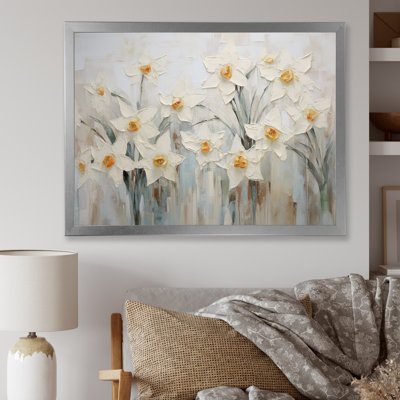 Minimalisme - jonquilles blanches II - impression
