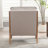 Eimantas 25.79" W Comfort Linen Upholstered Arm Accent Chair With Lumbar Pillow-98593142