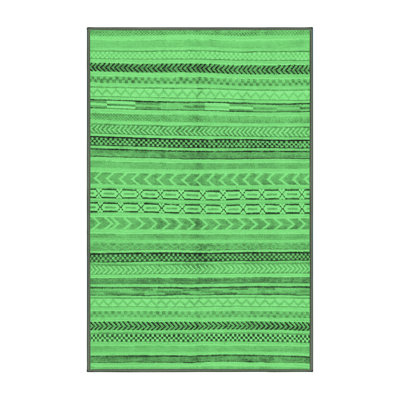 Kaveen Washable Geometric Indoor Rug