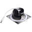 10 Watt LED Direct Wire Downlight Remote Driver CCT Selectable Dimmable Square White Finish-715599638