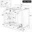 Meuble-lavabo simple avec plateau Naleah 30,01-158170010