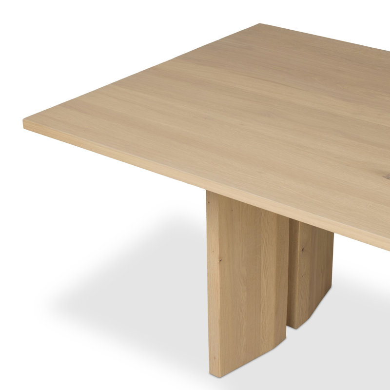 Emerald Oak Double Pedestal Dining Table