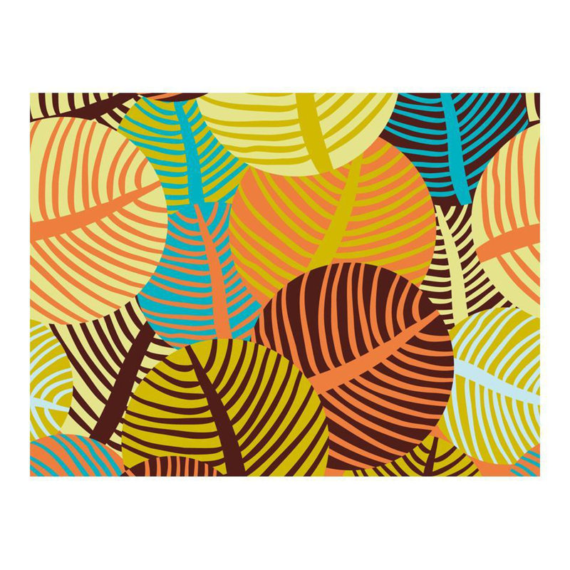 Karnowski Floral Wall Mural, 106" L x 137" W