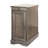 Enabled Side Table In Gray For Bedroom Furniture - 24"H X 12"W Storage Cabinet With And Drawer 24"D-357312914
