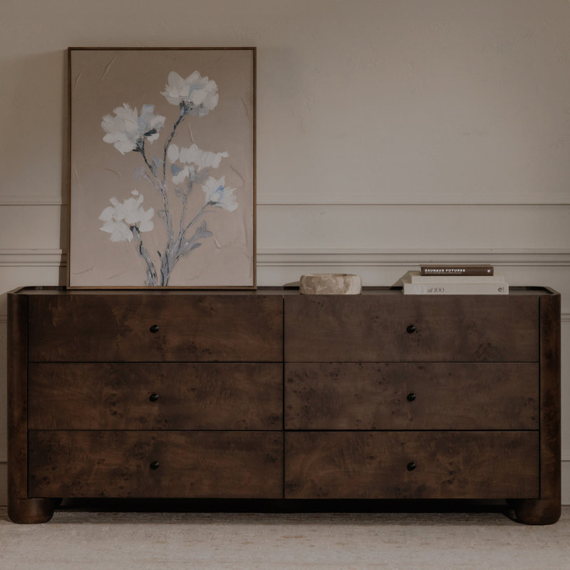 Gibson 6 - Drawer Solid Wood Dresser