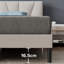 Bellay Upholstered Bed Frame with Channel Tufted Headboard-1372692133-1372692132