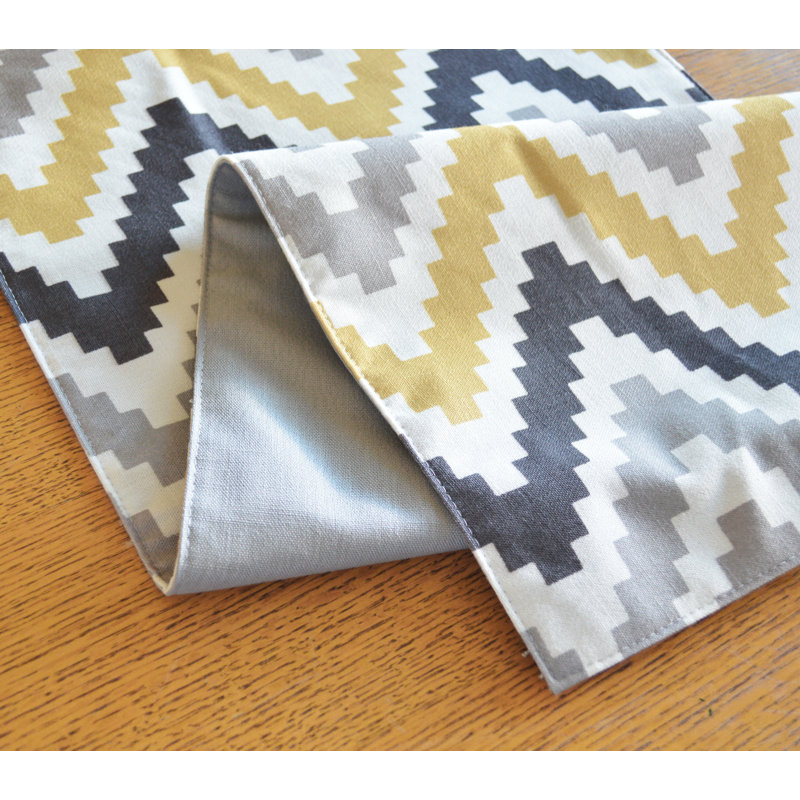 Foundry Select 72" Chevron Printed Table Runner