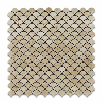 Carrelage mosaïque en marbre