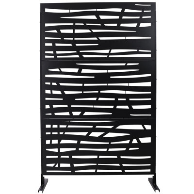 76"H × 48"W outdoor and indoor metal privacy screen by 4CASA INTERNATIONAL