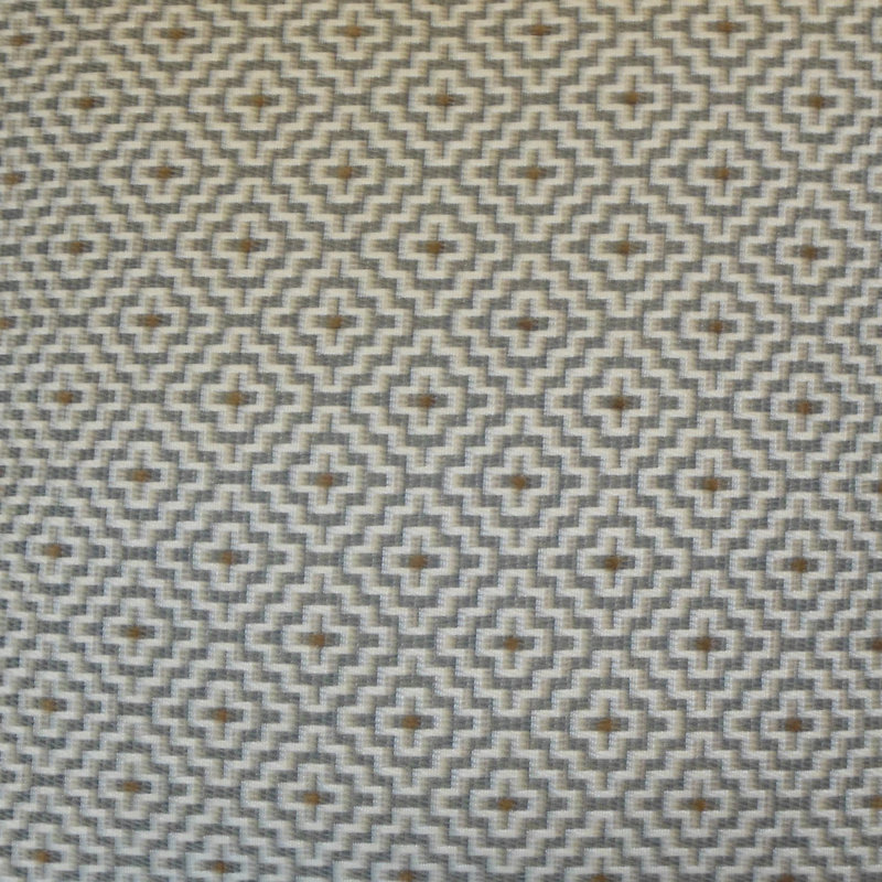 Coussin décoratif à motif géométrique BEAUNE, Hauteur (22 po) x largeur (22 po), Minéral