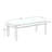 Silver Mirrored Coffee Table, Vintage Carved Elements, Rectangle Glass Tea Table With Mirrored Finish, Modern Center Table For Living Room And Office (24" D X 48" W X 18" H)