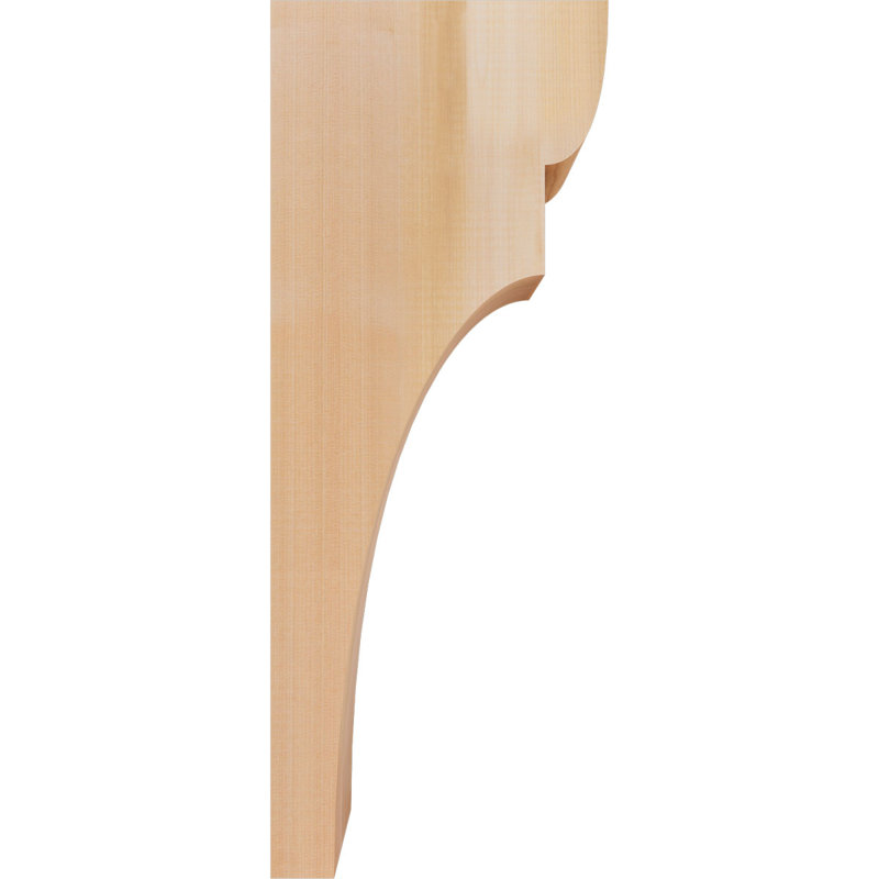 Yorktown Corbel, H 26 po x l 5,5 po x P 10 po, Cèdre rouge, Lisse