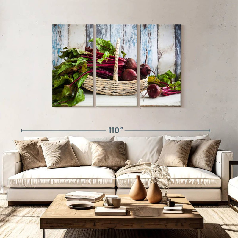 Yarlin Beetroot, 48" H x 74" W