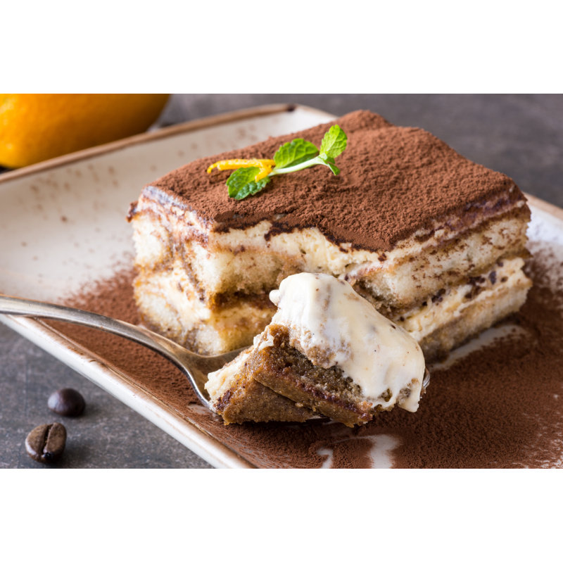 Italian Dessert - Wrapped Canvas Print, 30cm H x 46cm W x 3.8cm D