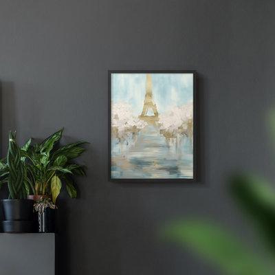 FLORAL Series DXXVII  -Premium Framed Print -Ready to Hang - No Nails Required