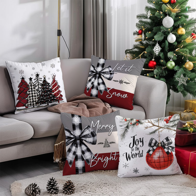 Housses de coussin décoratives 4 pièces