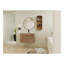 Meuble-lavabo mural 30 po avec lavabo et support de rangement, portes à fermeture douce, armoire combinée (-emballage)