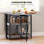 HOMCOM Folding Dining Table, Drop Leaf Table w/ Open Compartments-471145872