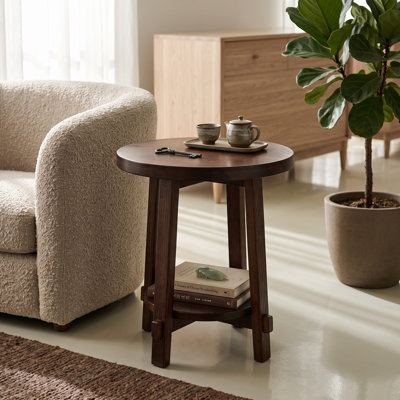 Table d'appoint en bois massif