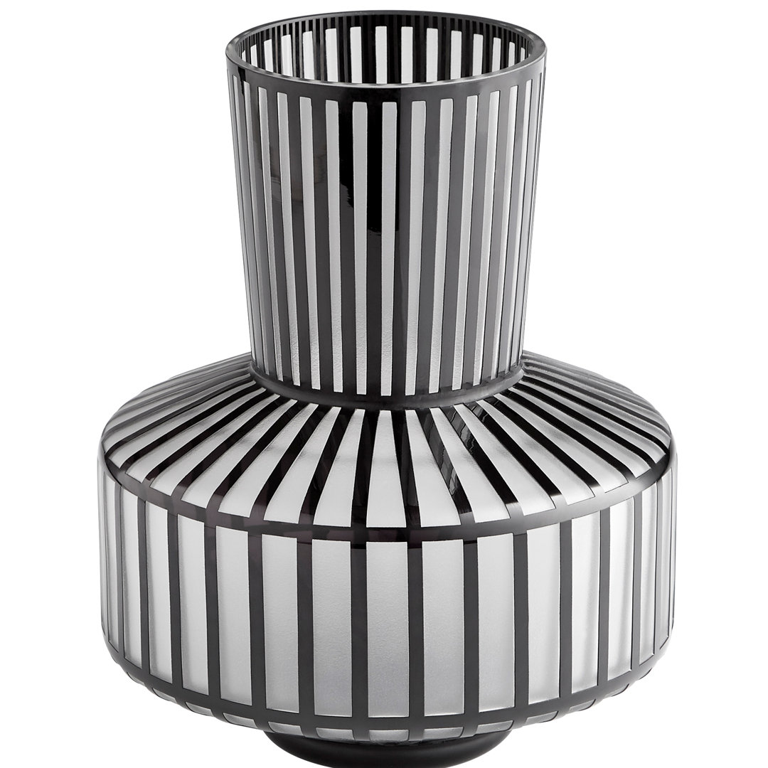 Lined Up Glass Table Vase Cyan Design