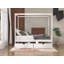 Lit plateforme double avec rangement Grovesend-87036340