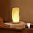 Dimmable Bedside Lamp With Wood Base And 3D Printed PLA Lampshade - Adjustable Lighting For Bedroom, Living Room, Office, And Dorm