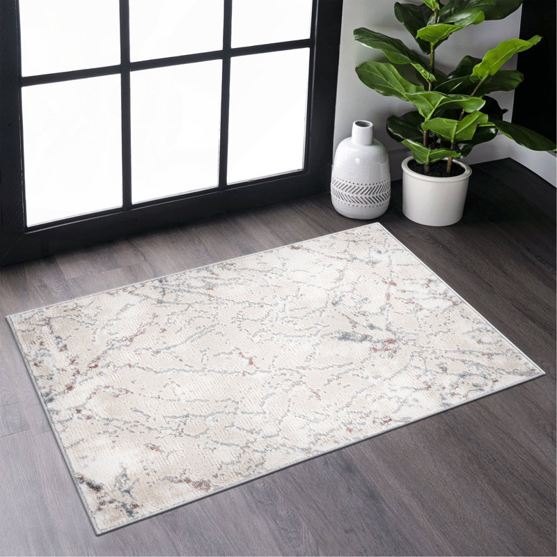 Multi/Contemporary Non-Shedding Living Room Bedroom Dining Home Office Stylish And Stain Resistant Area Rug