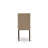 9 Piece Modern Dining Table Set Includes a Rectangle Wooden Table with Removable Leaf and 8 Light Sable Linen Fabric Parsons Chairs, Jacobean-1066444175-1066444178-1066444177