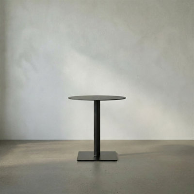 Mies Round Metal Dining Table