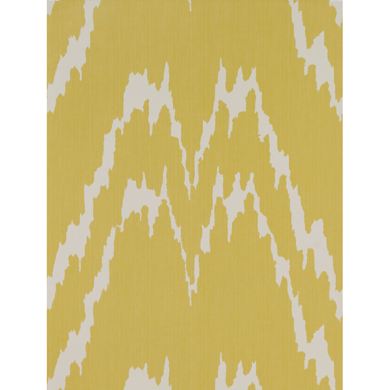 Lorenzo Castillo Hispania Jano Ikat Wallpaper Roll, Amarillo