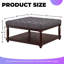 Grande table basse carrée avec repose-pieds-1790899051