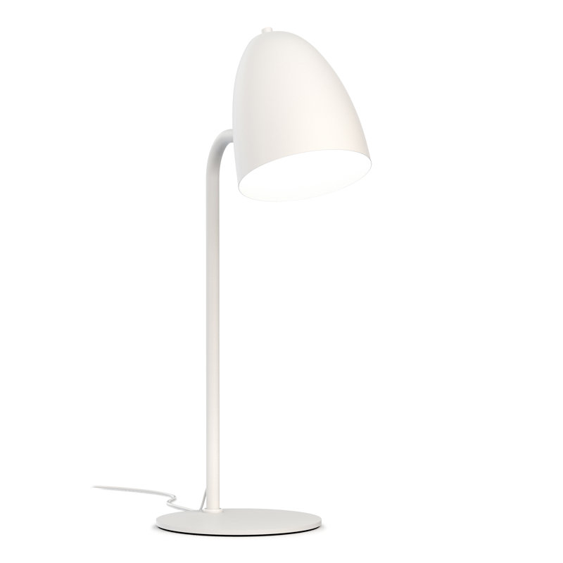 Grandstaff Metal Desk Lamp, White