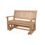Del-Amo Teak Garden Glider Bench