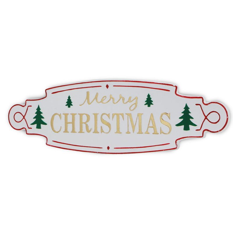 Enseigne festive de joyeux Noël