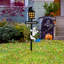Piquet de maison d'Halloween avec lumière DEL