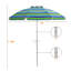 Ajwan 200cm Beach Parasol-852375095