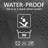 Cubic Hookless Extra Long Shower Curtain Polyester-27054179