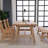 Burlywood Rectangular Solid Wood Dining Table-372326225