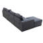 Microfiber 6-Piece Living Room Sofa Set With A Cup Holder-42763470
