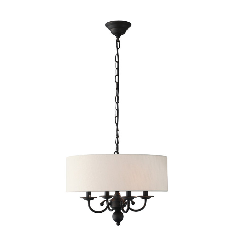 Lustre tambour 4 lumières à intensité variable Devonah