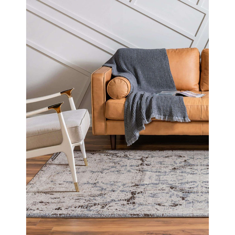 Aerilyn Ikat Indoor Rug, Rectangle 5' x 8'