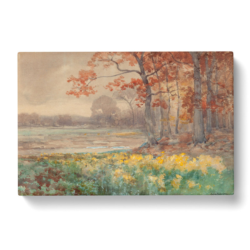 Landscape by Julian Onderdonk - Wrapped Canvas Painting, 35cm H x 50cm W x 3cm D