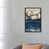 Toile avec cadre gris