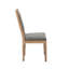 Chaise d'appoint rembourrée en lin Haile-1912570701