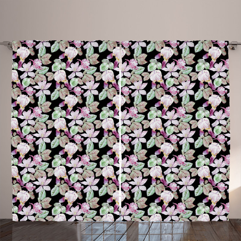 Semi Sheer Curtain Pair