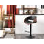 Pembrooke Swivel Upholstered Adjustable Height Counter Stool with Metal Frame