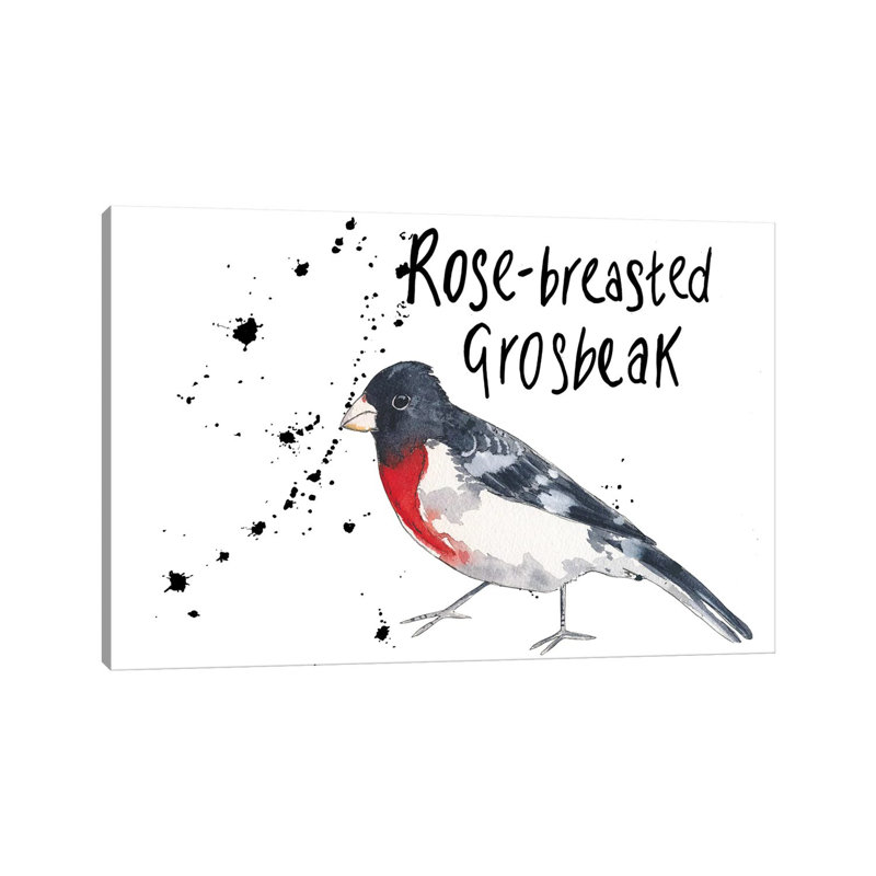 Rose-Breasted Grosbeak 1 Piece Wrapped Canvas Painting, 152.5 cm H x 101.5 cm W