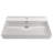 BOCCHI Milano 18.3'' Fireclay Rectangular Bathroom Sink with Overflow-90558807-94265178